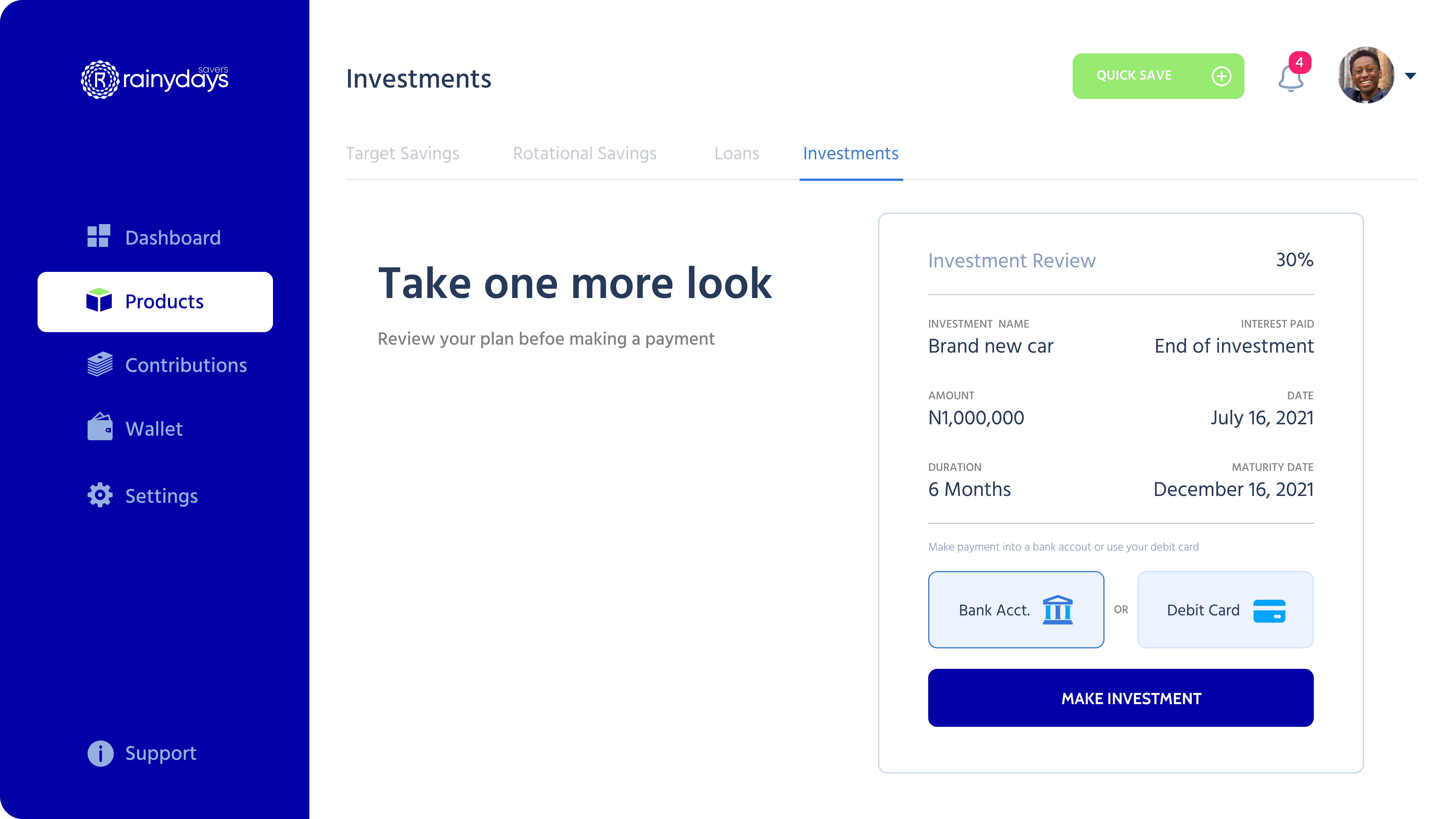 Investment User